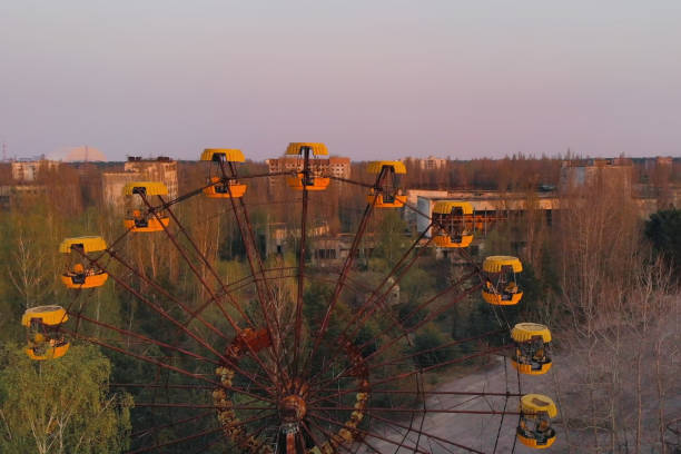 istock Ghost town Pripyat near Chernobyl NPP, Ukraine 1155404985