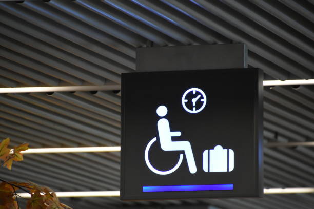 Signs at the airport