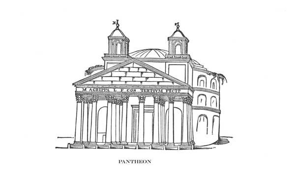 Panteón De Agripa Vectores Libres de Derechos - iStock