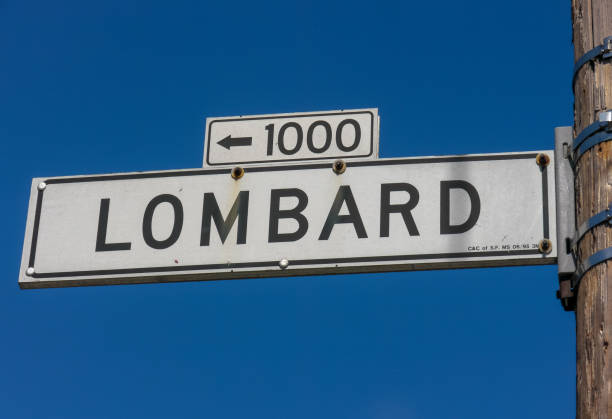 istock San Francisco, CA. Lombard Street Sign 1155419654