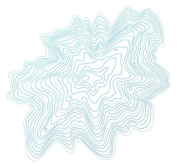 Vector illustration of Abstract Blue Lines Pattern