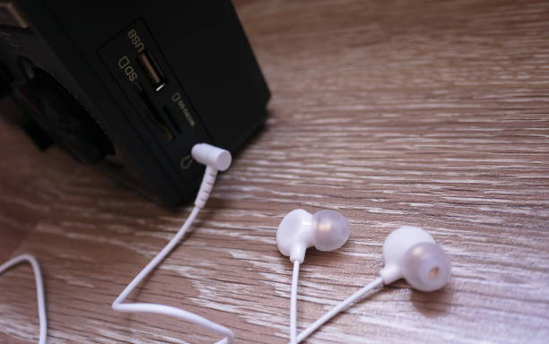 istock In-ear HI-FI headphones with remote control. 1155428929