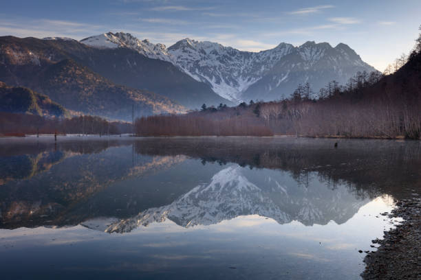 istock Kamikochi, Taisho Pond at dawn 1155428960