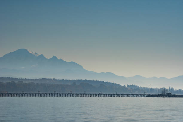 White Rock Pier is a 1542 foot pier in British Columbia. Originally built in 1914.