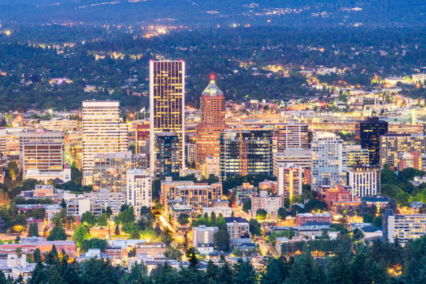 istock Portland, Oregon, USA downtown 1155434787