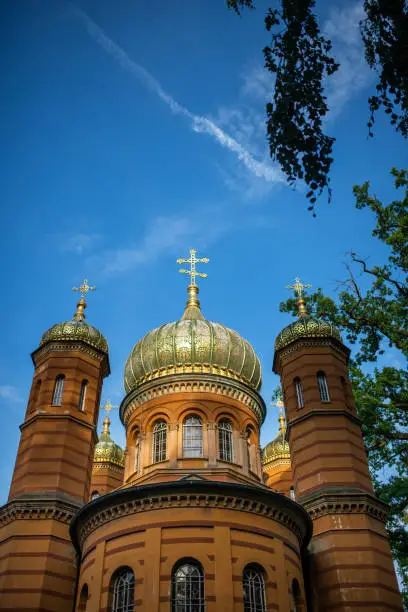 Photo of Russian Orthodox funerary chapel in Weimar, Germany