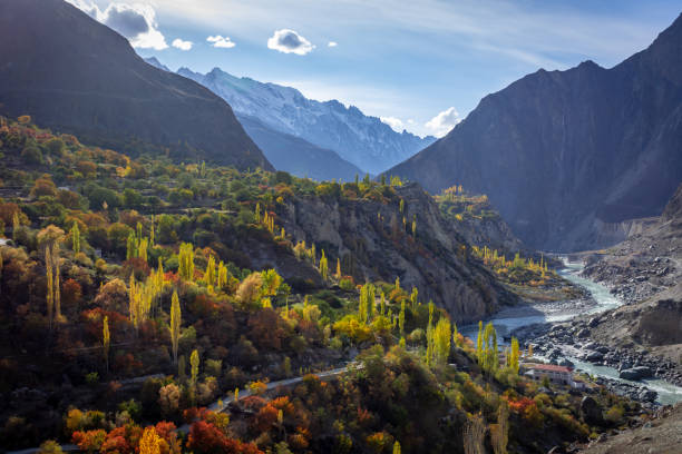 istock Autumn scenery in north Pakistan 1155436385