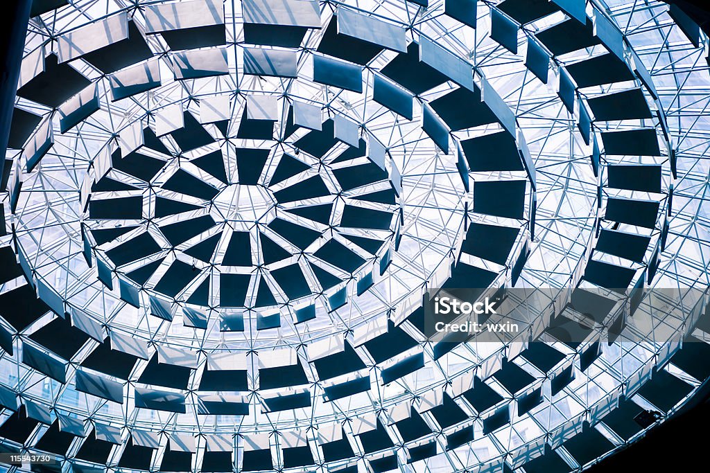 ceiling structure White ceiling structure, close up view of structure Architectural Dome Stock Photo