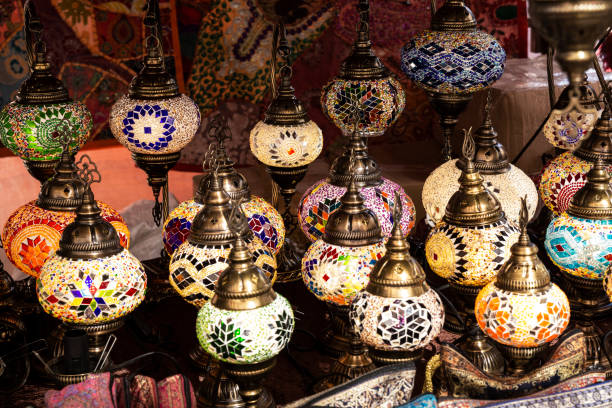 istock beautiful multicolored arabic lamps 1155438813
