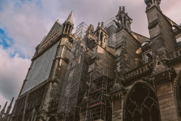 istock Notre Dame de Paris Cathedral after the fire 1155439304