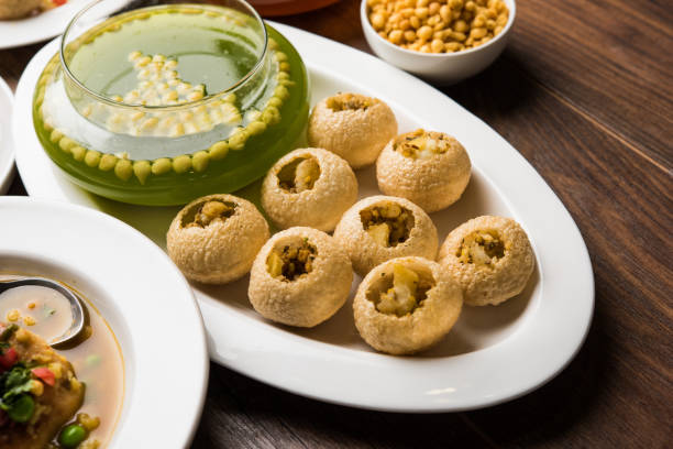 istock Bombay Chat food in group 1155442131