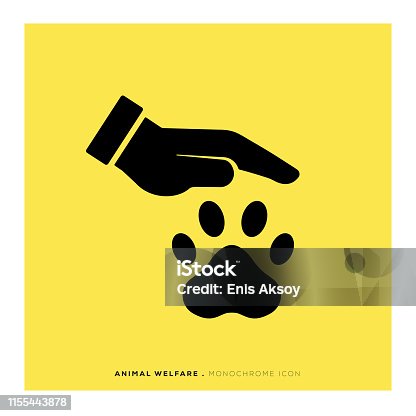 istock Animal Welfare Icon 1155443878