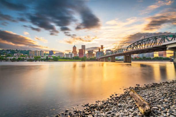 istock Portland, Oregon, USA skyline at dusk 1155444577