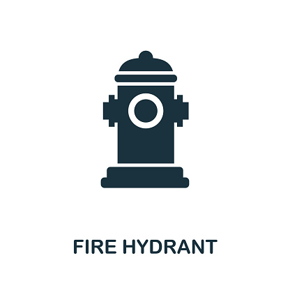 Fire Hydrant icon. Creative element design from fire safety icons collection. Pixel perfect Fire Hydrant icon for web design, apps, software, print usage.