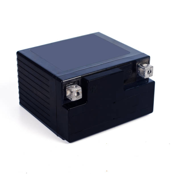istock Lead acid battery for a car on a white background. 1155451196