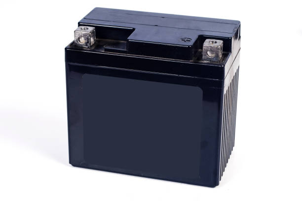 istock Lead acid battery for a car on a white background. 1155451199