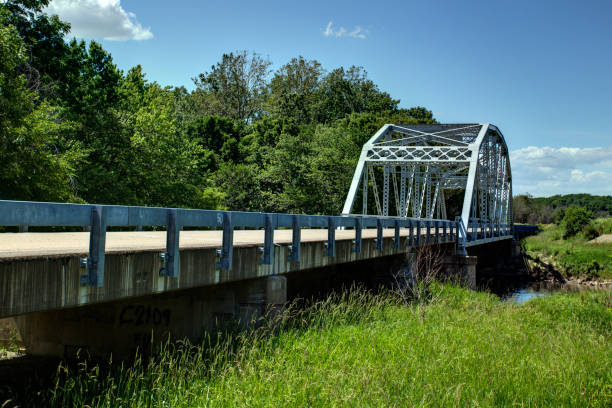 istock Old IL121 Mackinaw River Bridge 8731 1155451593