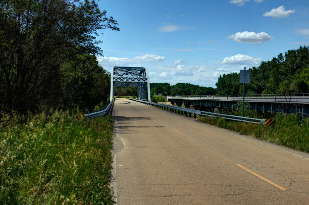 istock Old IL121 Mackinaw River Bridge 8728 1155451606