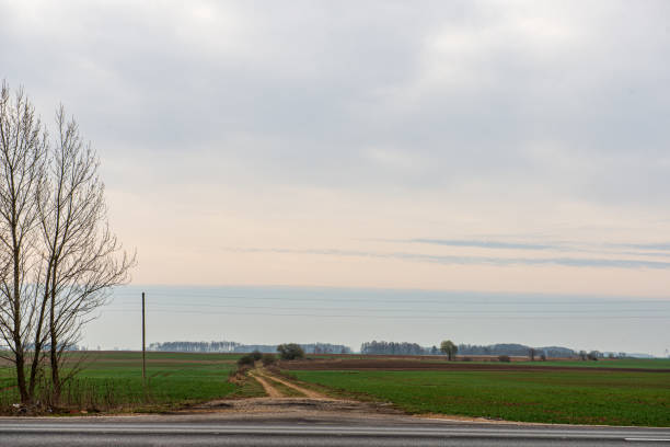 istock empty countryside life landscape in late autumn 1155451679