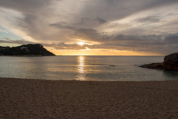 istock Fenals beach in Lloret de Mar at sunrise 1155454543