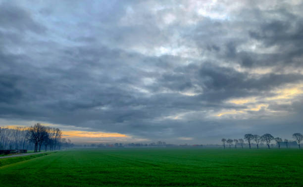istock Dramatic and colorful sunrise sky 1155458338