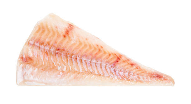 istock raw frozen fillet of cod fish isolated on white 1155461625
