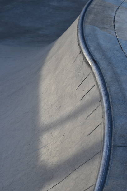 istock Skate Park Bowl in Late Afternoon Light Gentle Curve 1155462506