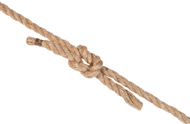 istock reef knot joining two ropes isolated on white 1155463140