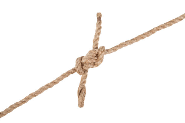 istock another side of hunter's bend knot joining ropes 1155463177