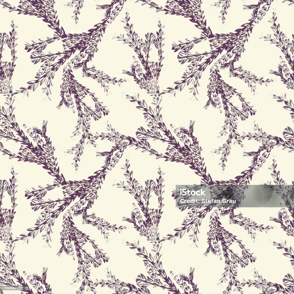 Branches Design Pattern Branches Seamless Pattern Template Stock Illustration - Download Image ...