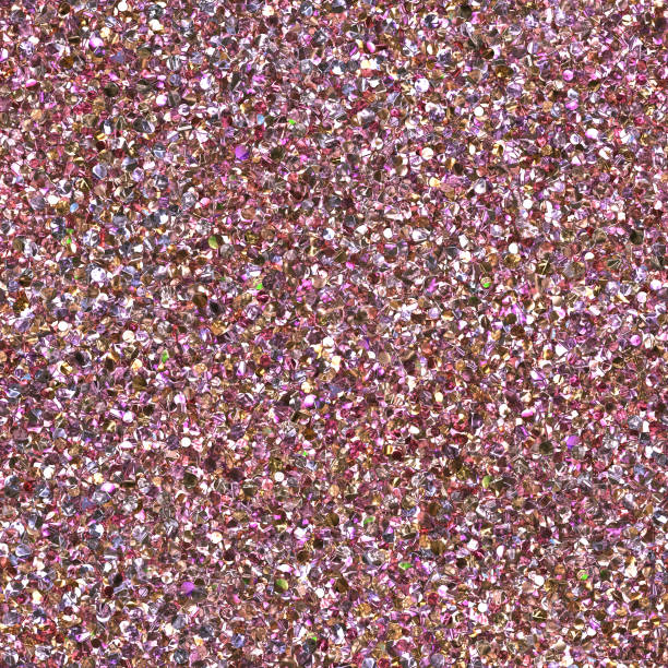 istock Pink glitter seamless texture, christmas background, 3d illustration 1155471382