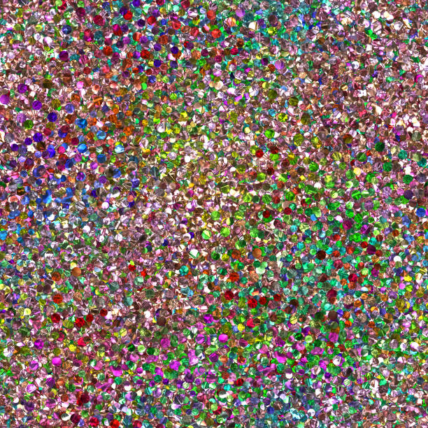 istock Multicolor glitter seamless texture, christmas background, 3d illustration 1155471413