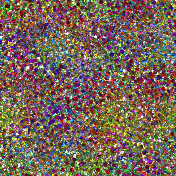 istock Multicolor glitter seamless texture, christmas background, 3d illustration 1155471425