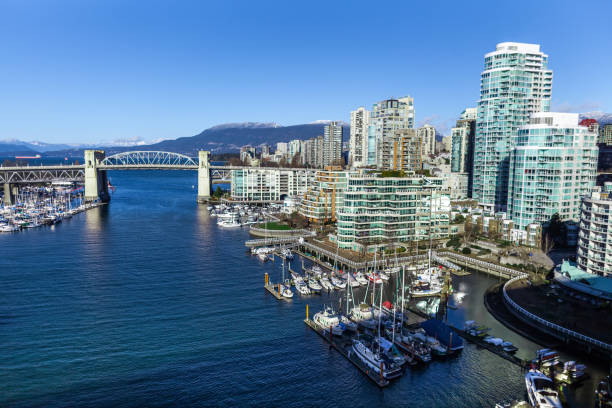 istock False Creek view from Granville bridge in downtown Vancouver 1155473168
