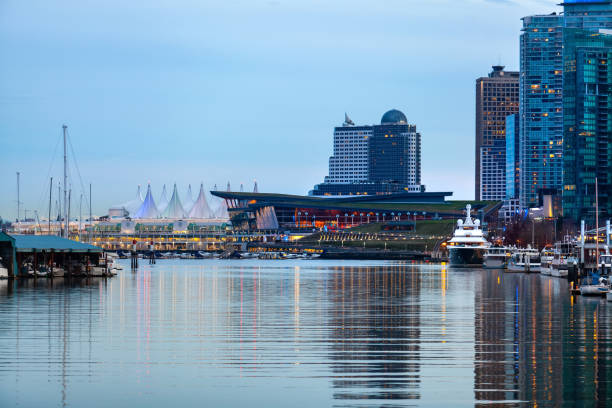 istock Vancouver Convention Center and Canada Place at twilight 1155474966