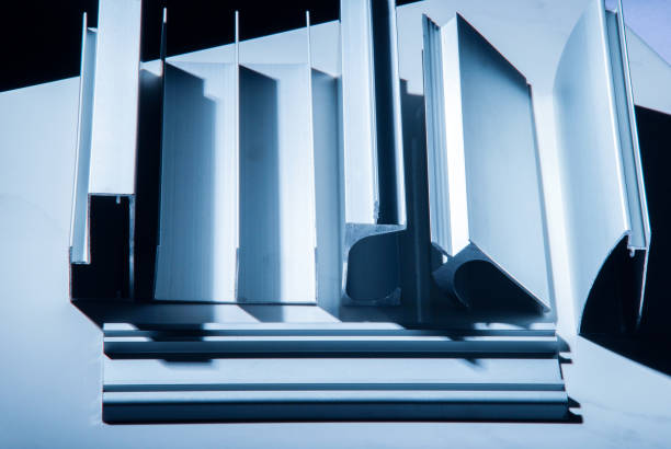 istock Aluminum profile for window, door, bathroom box 1155480929