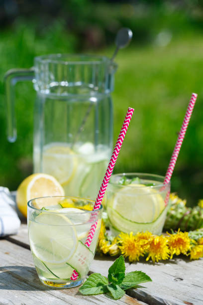istock refreshing detox lemonade from cucumber, lemon and mint 1155482021