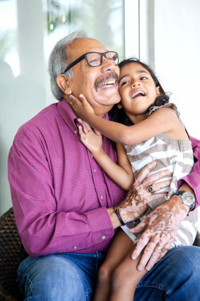 istock Grandfather and granddaughter 1155486376