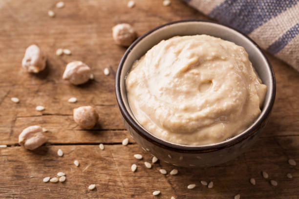 istock Homemade chickpea hummus 1155487197