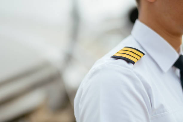 istock Private Jet. Captain. Pilot. Airport. Private Plane. Runaway. Private plane ready for boarding 1155489426