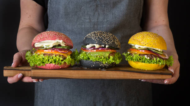 Colourful Hamburgers
