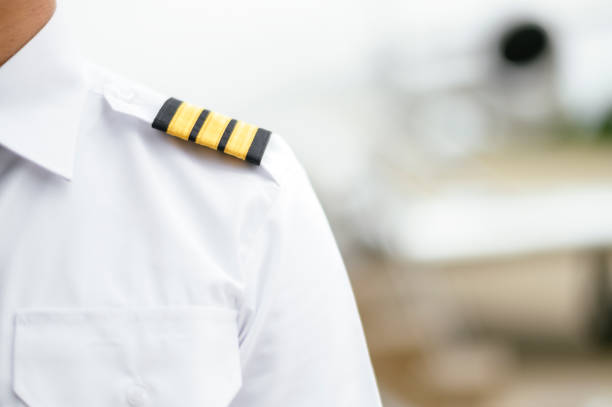 istock Private Jet. Captain. Pilot. Airport. Private Plane. Runaway. Private plane ready for boarding 1155491026