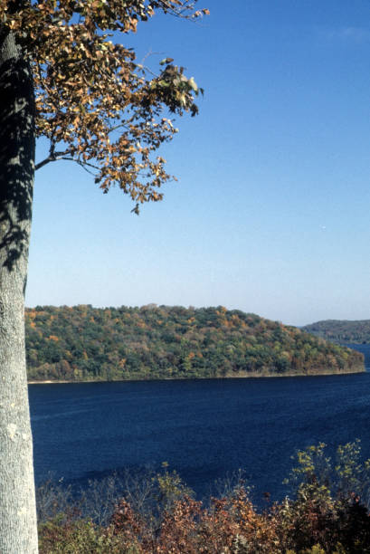 istock Autumn scenics in southeastern Indiana, fall colors 1155494510