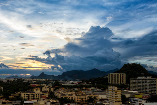 Summer rain in Rio de Janeiro