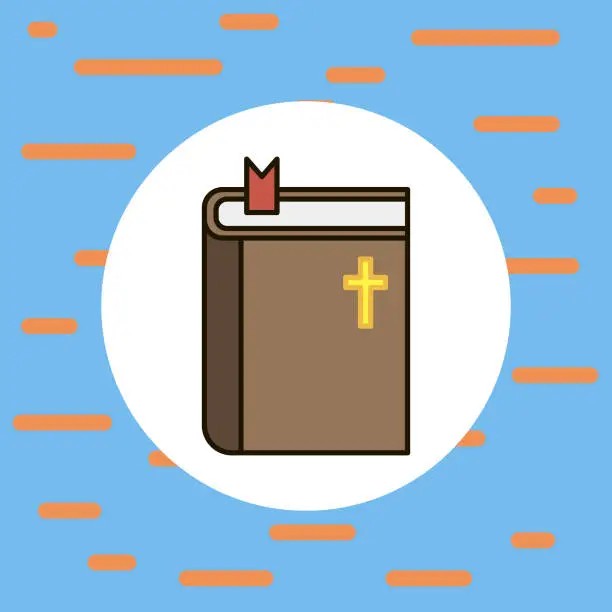 Vector illustration of Bible icon. Vector - Illustration