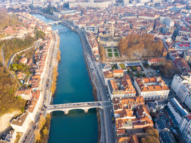 istock Aerial view of Grenoble 1155503571
