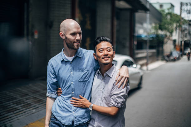 istock Happy couple taking a walk 1155505188