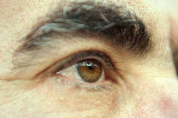 istock close up green- hazel eye 1155506349
