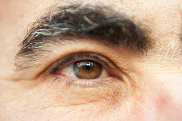 istock close up green- hazel eye 1155508458