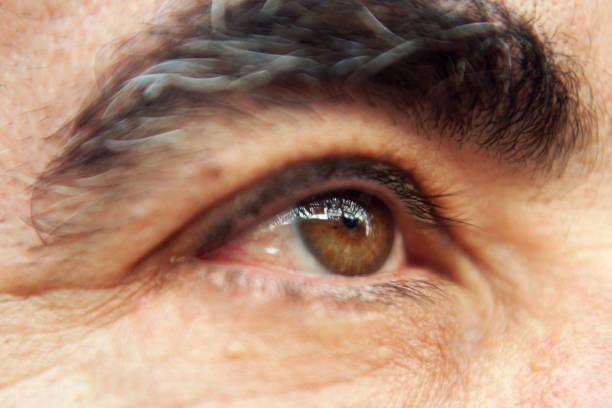 istock close up green- hazel eye 1155509025